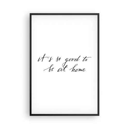 Affiche dans un cadre noir - Poster - Toute la vérite - 61x91 cm