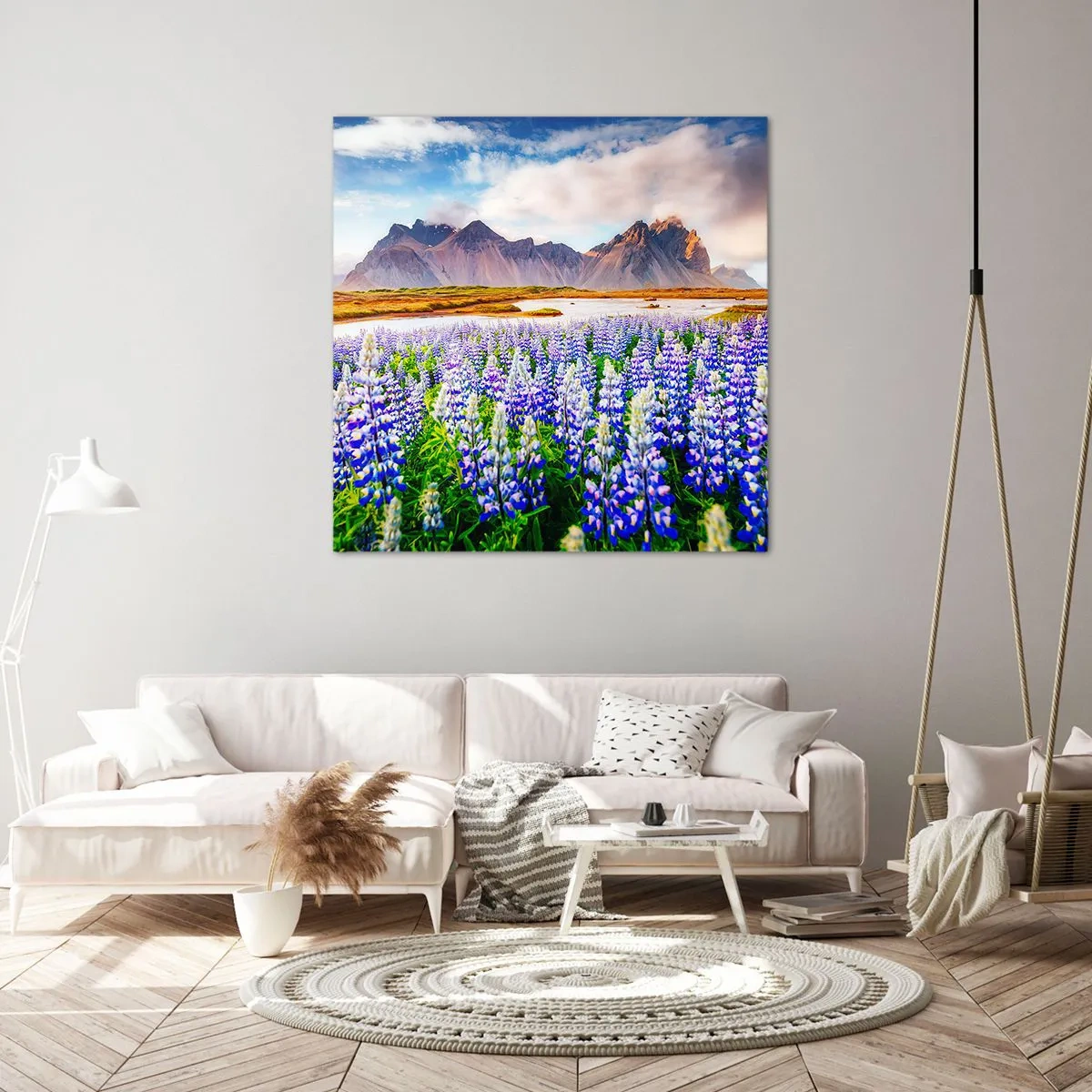 Impression sur toile - Image sur toile - La force et l'austérité côtoient la douceur - 50x50 cm