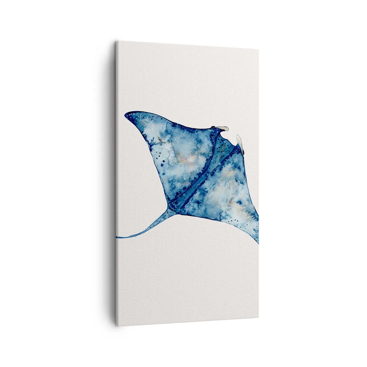 Impression sur toile - Image sur toile - La vie en bleu - 45x80 cm