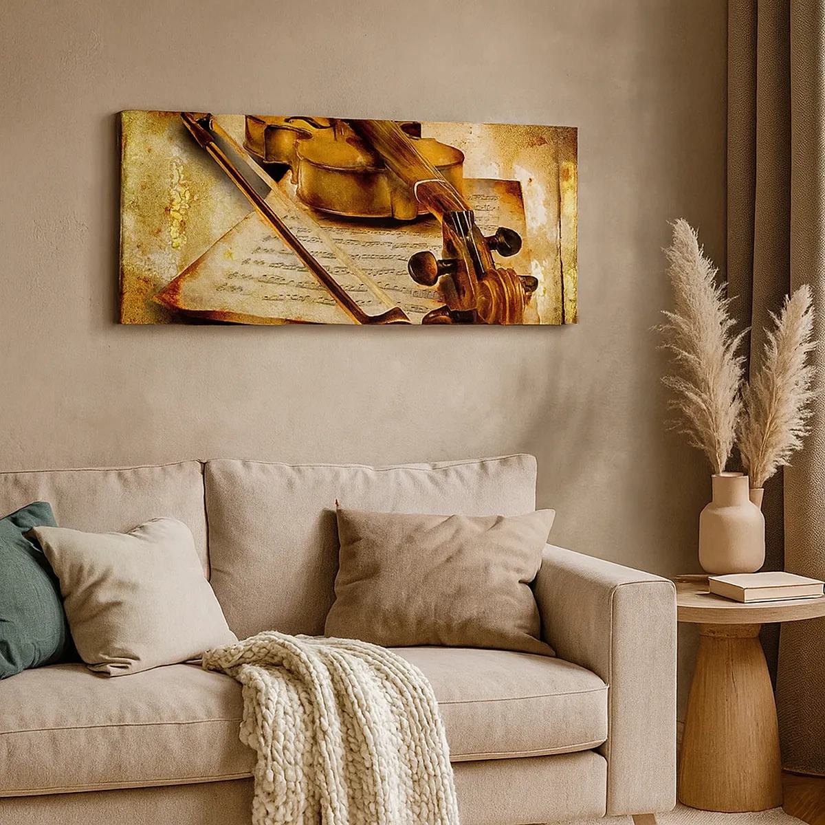 Impression sur toile - Image sur toile - Besoin immédiat d'un virtuose - 30x30 cm