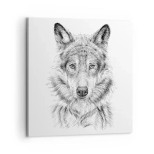 Impression sur toile - Image sur toile - Un leader né - 50x50 cm