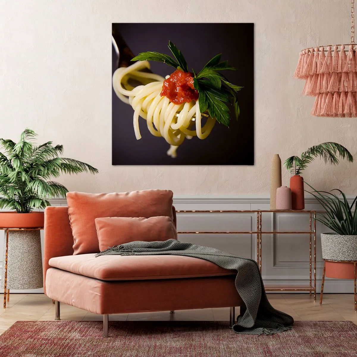 Impression sur toile - Image sur toile - Une bouchée savoureuse - 40x40 cm