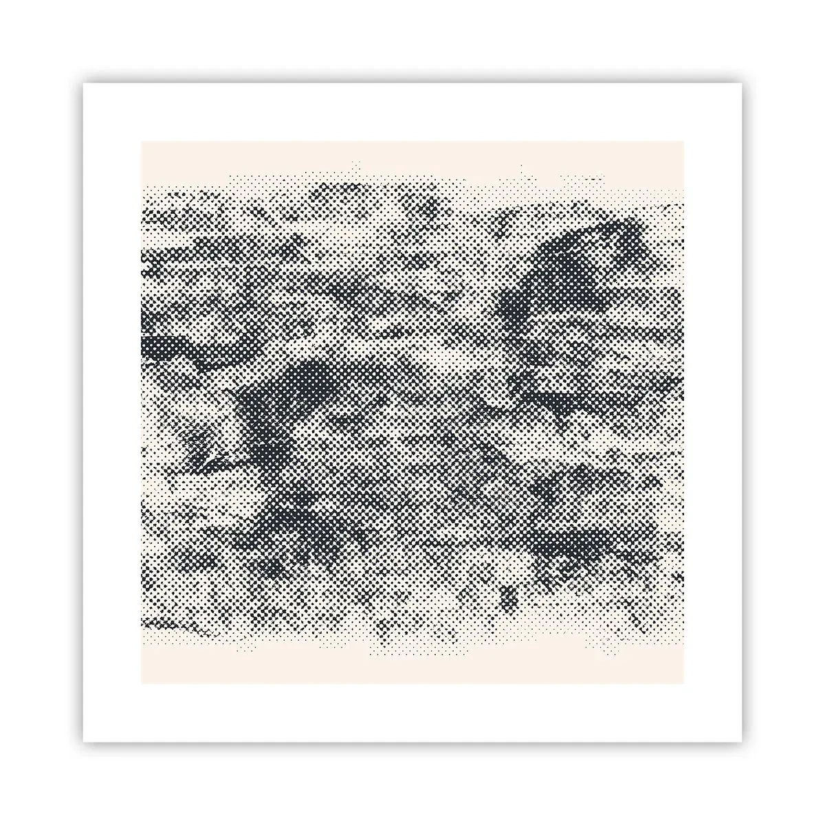 Affiche - Poster - Composition brumeuse - 40x40 cm