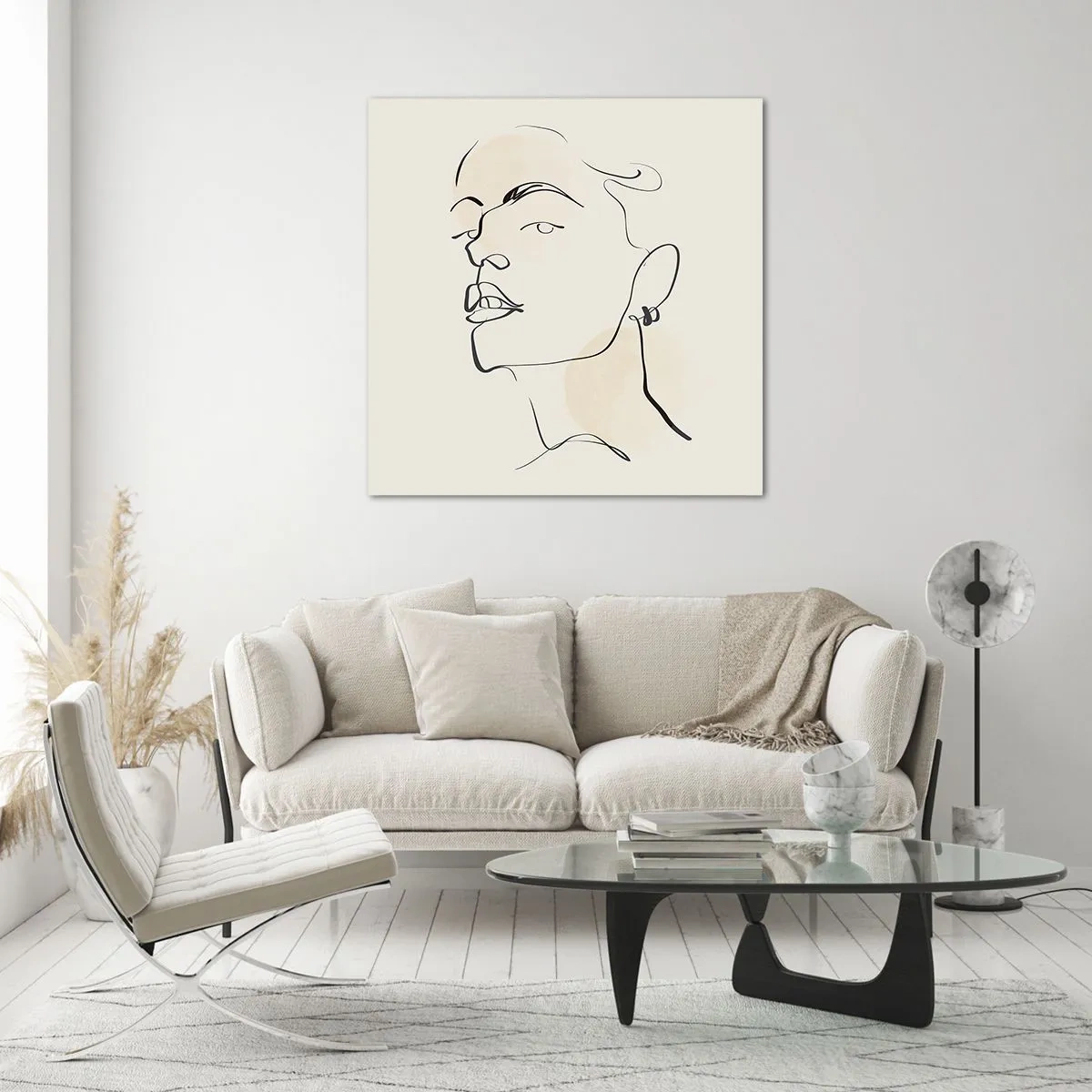 Impression sur verre - Image sur verre - Regard fier - 60x60 cm