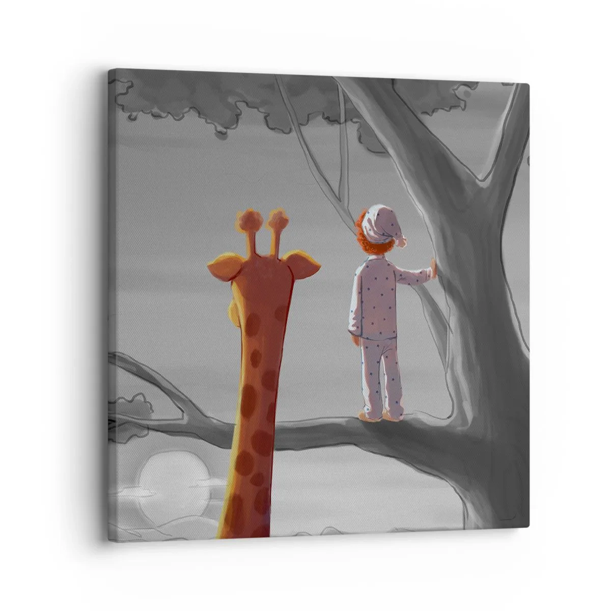 Impression sur toile - Image sur toile - Cela arrive vraiment - 30x30 cm