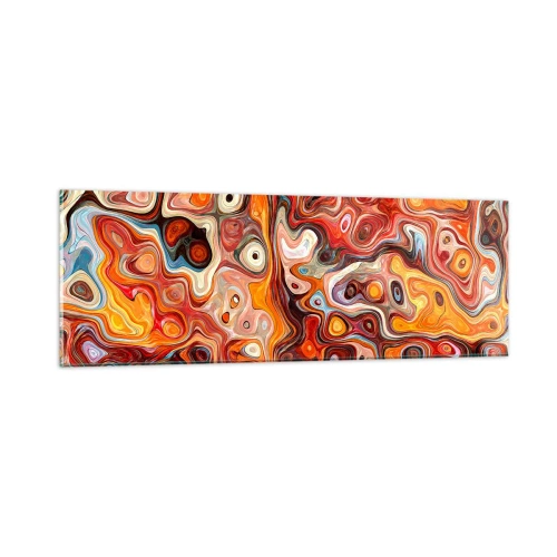 Impression sur verre - Image sur verre - Si les noix fondaient dans du miel - 90x30 cm