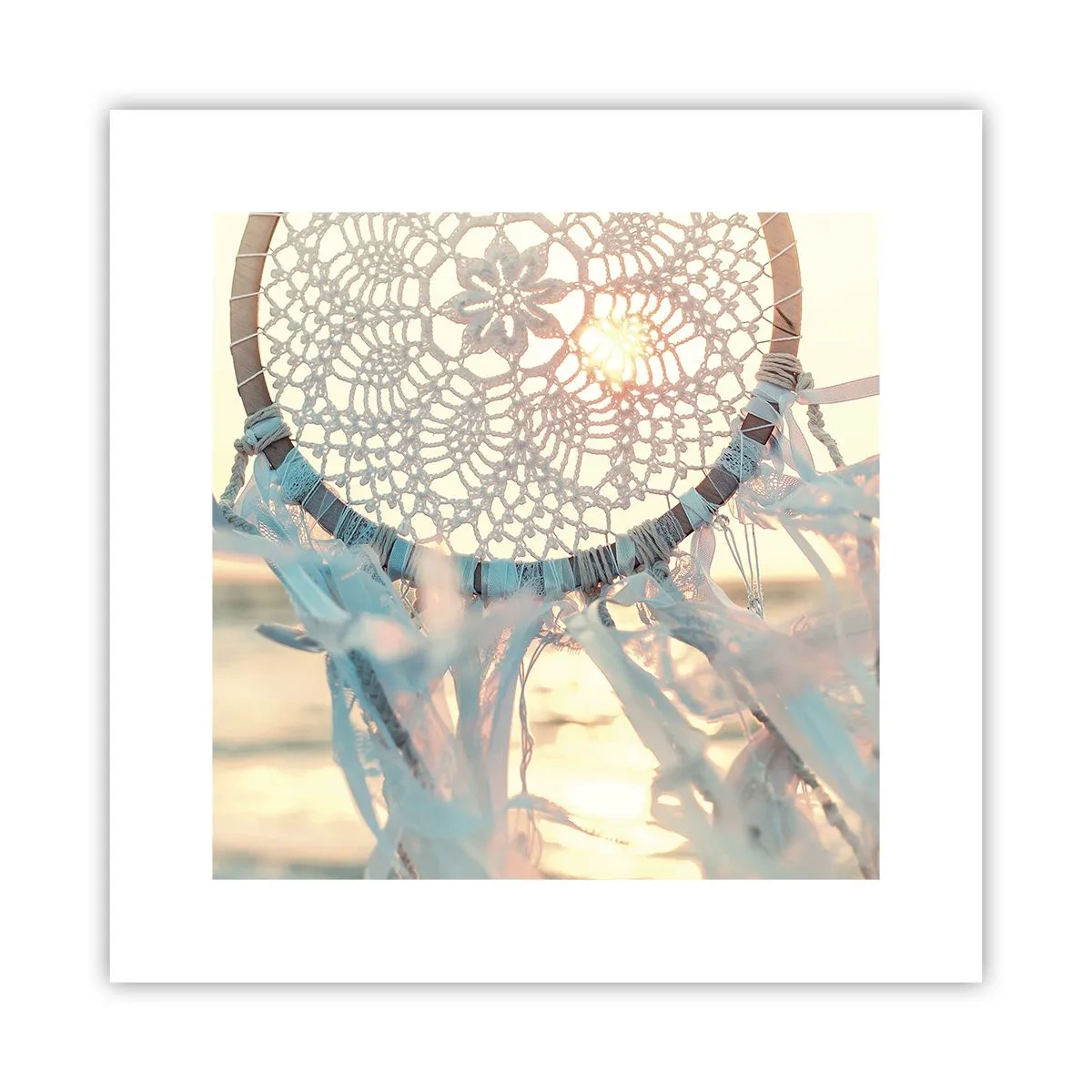 Affiche - Poster - Totem en dentelle - 30x30 cm