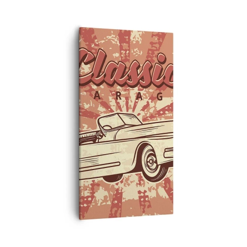 Impression sur toile - Image sur toile - Et à la radio, Elvis - 55x100 cm