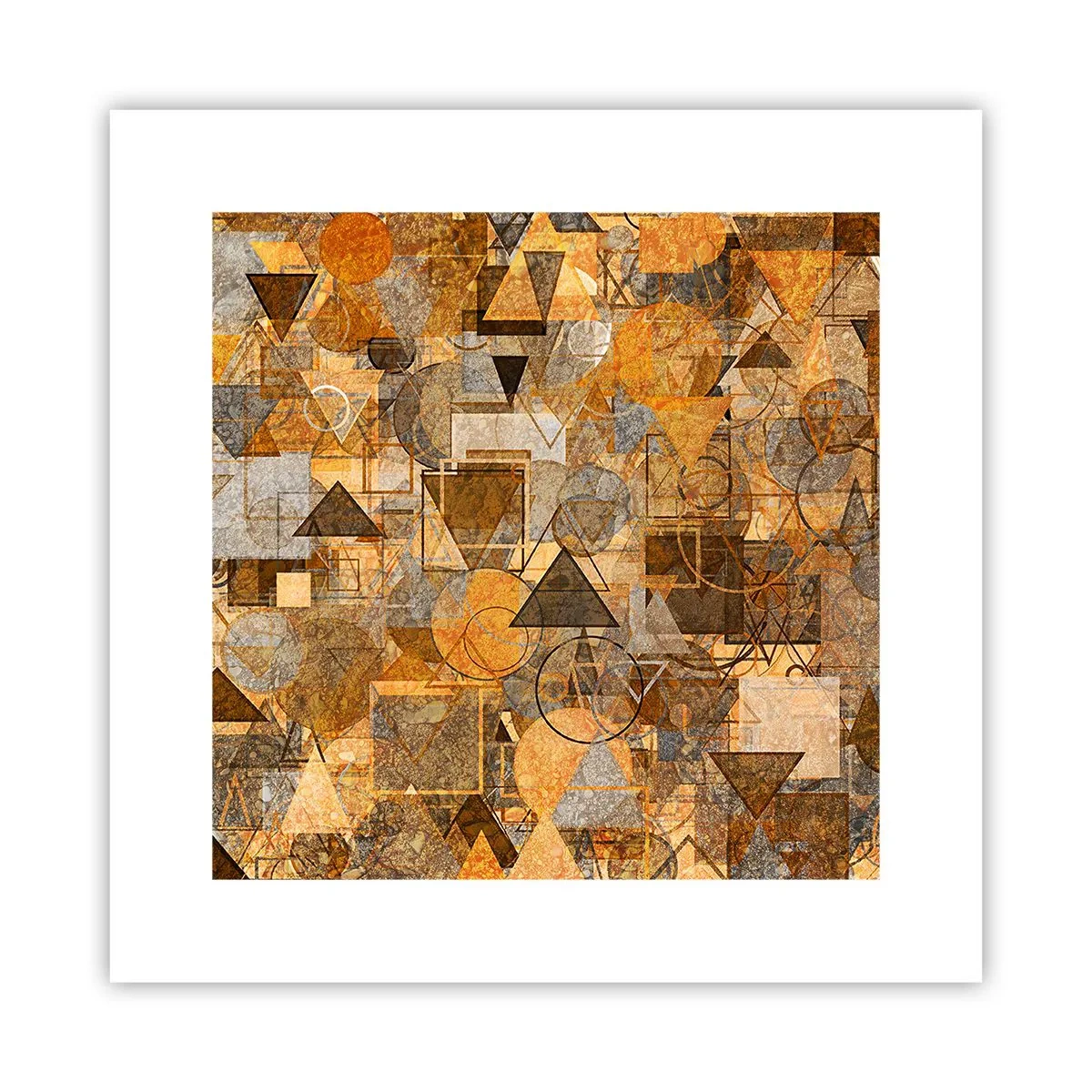 Affiche - Poster - Le monde en forme - 30x30 cm