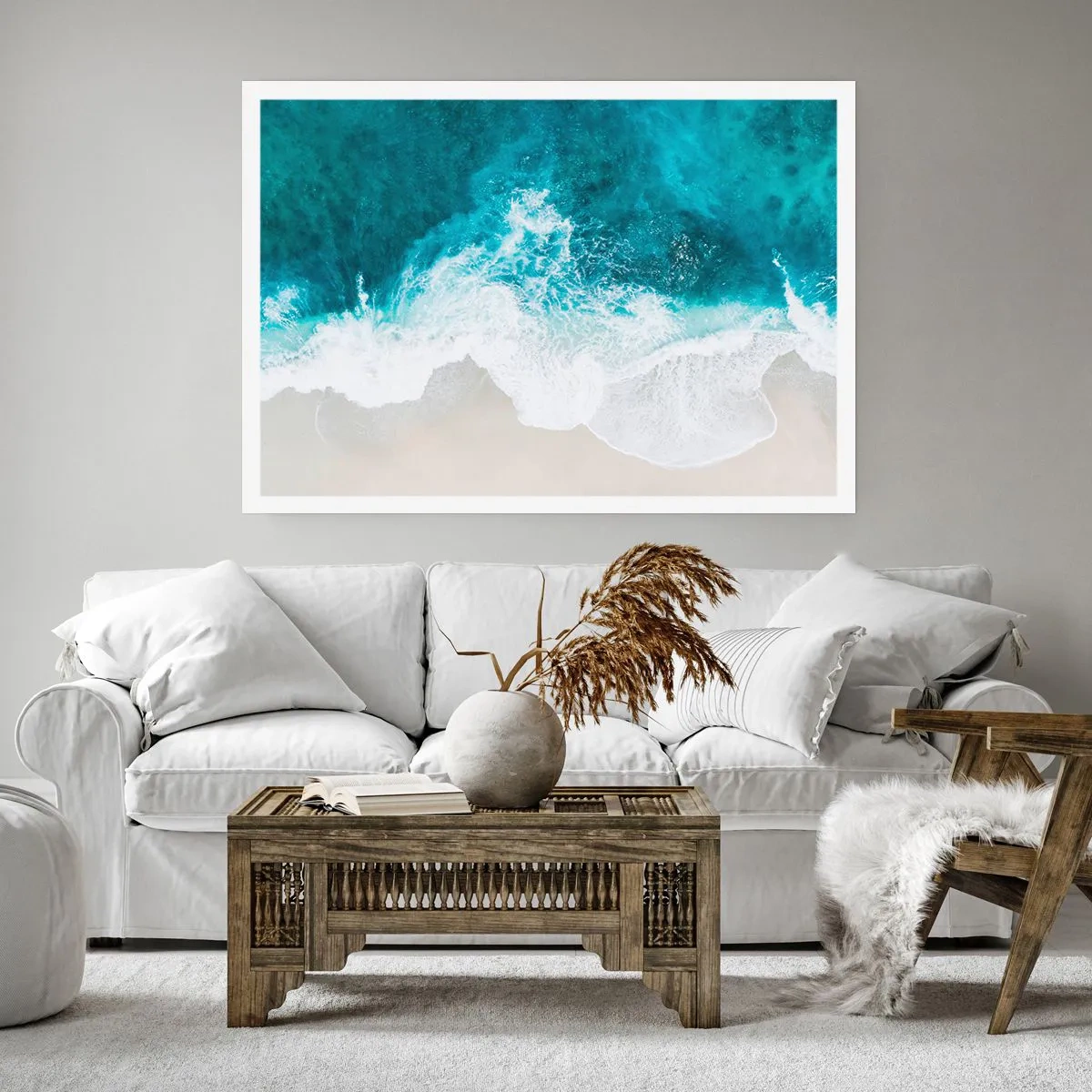 Affiche - Poster - Caresse naturelle - 91x61 cm