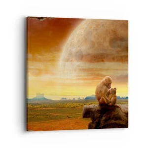 Impression sur toile - Image sur toile - L'amour est le même partout - 40x40 cm