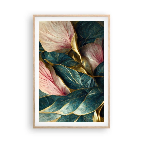 Affiche dans un chêne clair - Poster - Élégance et style naturels - 61x91 cm