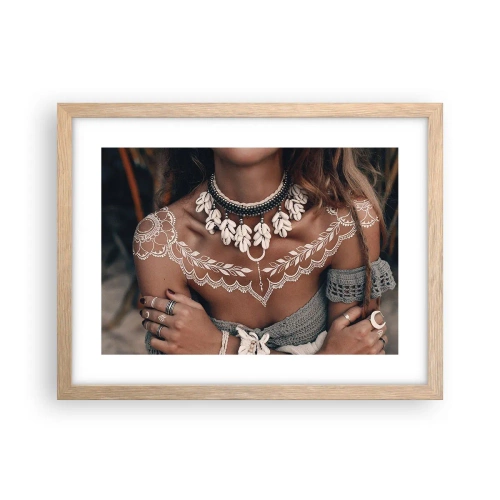 Affiche dans un chêne clair - Poster - Talismans, rituels de la féminité - 40x30 cm