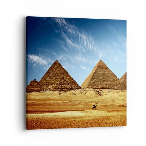 Impression sur toile - Image sur toile - 40 siècles vous regardent - 30x30 cm