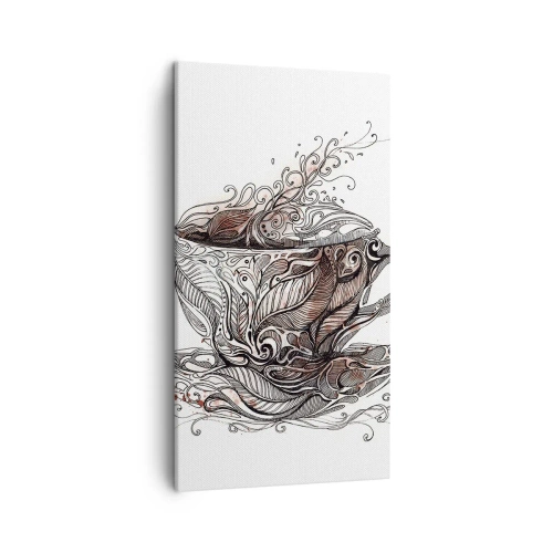 Impression sur toile - Image sur toile - Du thé, bon pour tout - 45x80 cm