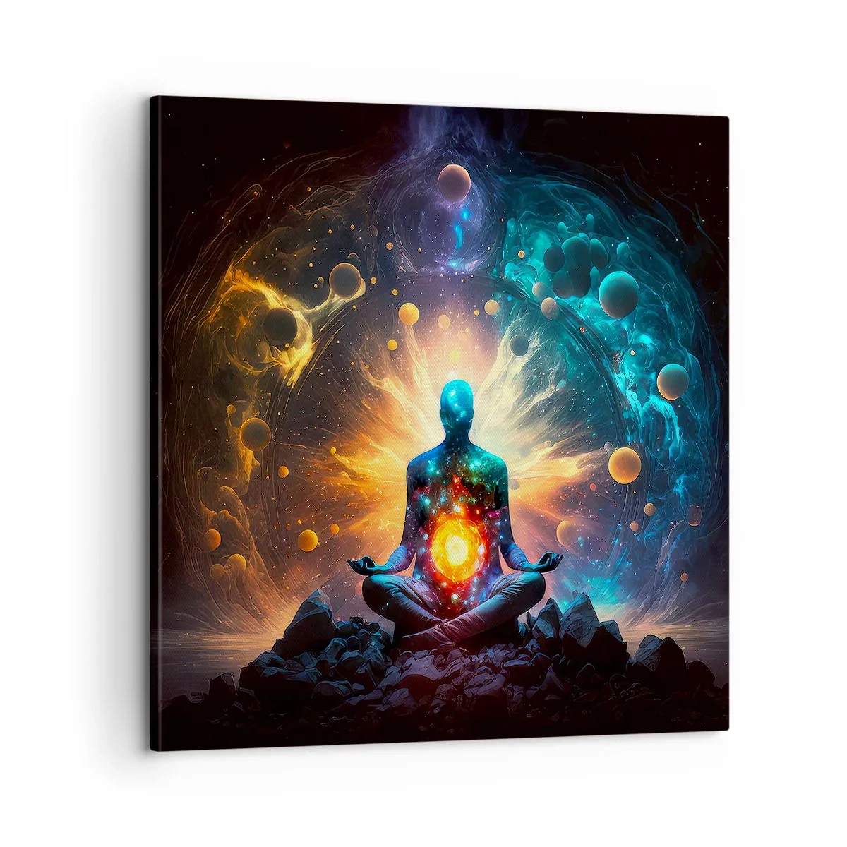 Impression sur toile - Image sur toile - Paix cosmique - 60x60 cm