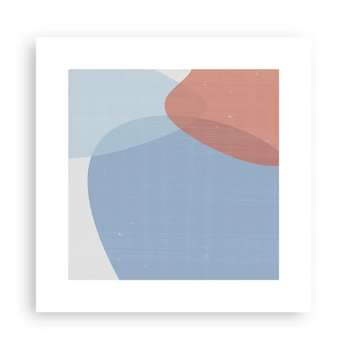 Affiche - Poster - Relations pastel - 30x30 cm