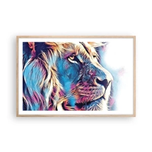 Affiche dans un chêne clair - Poster - L'intelligence de la nature - 91x61 cm