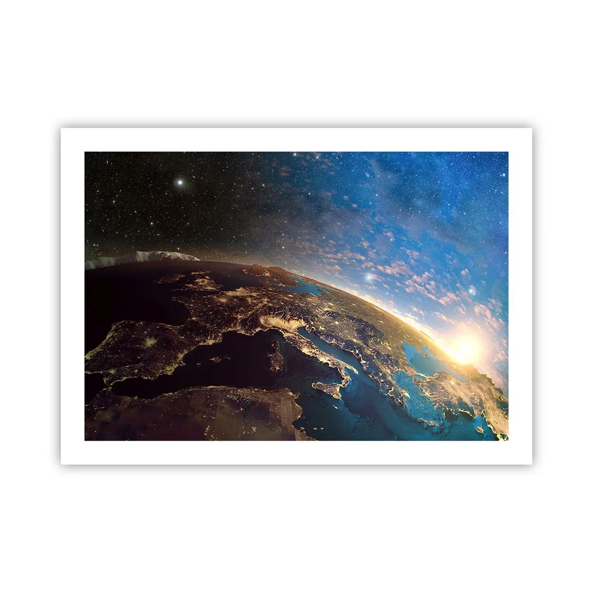 Affiche - Poster - Regardons-nous de loin - 70x50 cm