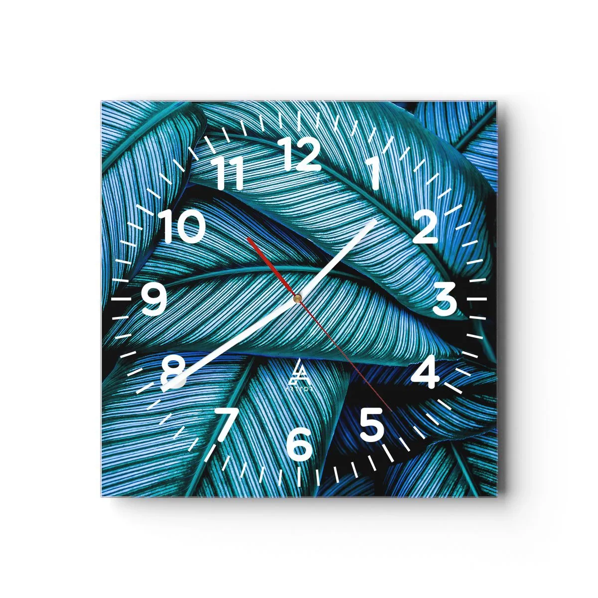 Horloge murale - Pendule murale - Lignes de vie - 40x40 cm