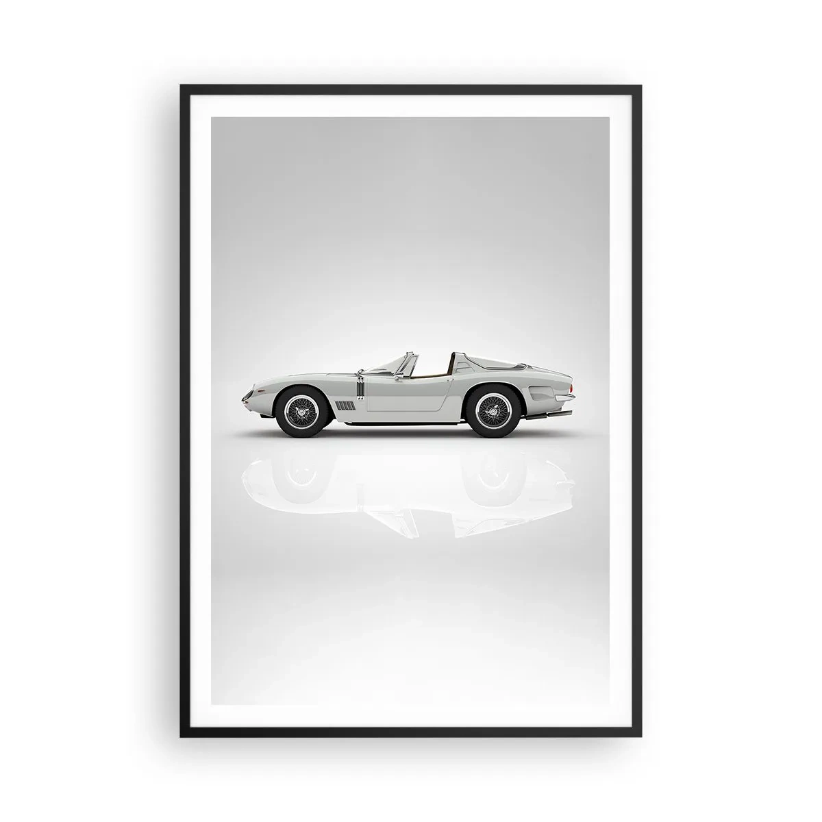 Affiche dans un cadre noir - Poster - Promesse de plaisir - 70x100 cm