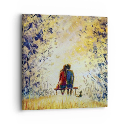 Impression sur toile - Image sur toile - Moment magique - 30x30 cm