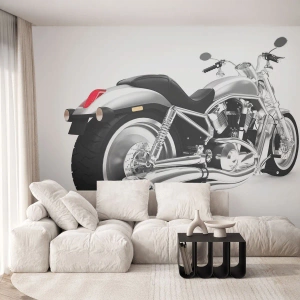 Papier Peint Photo Premium Canvas - Rêve de collectionneur - Automobile, Moto, Hachoir - 450x315 cm