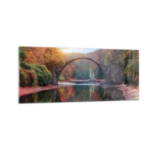 Impression sur verre - Image sur verre - De l'autre cote du miroir - 100x40 cm