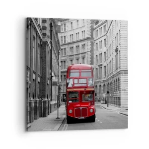 Impression sur toile - Image sur toile - La vie de tous les jours ne doit pas être grise - 70x70 cm