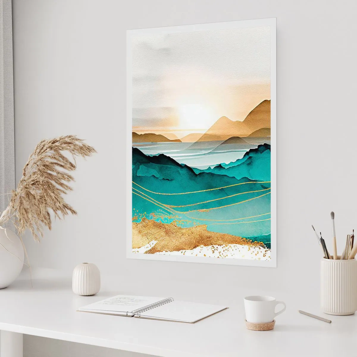 Affiche - Poster - Au frontière de l’abstraction – paysage - 61x91 cm