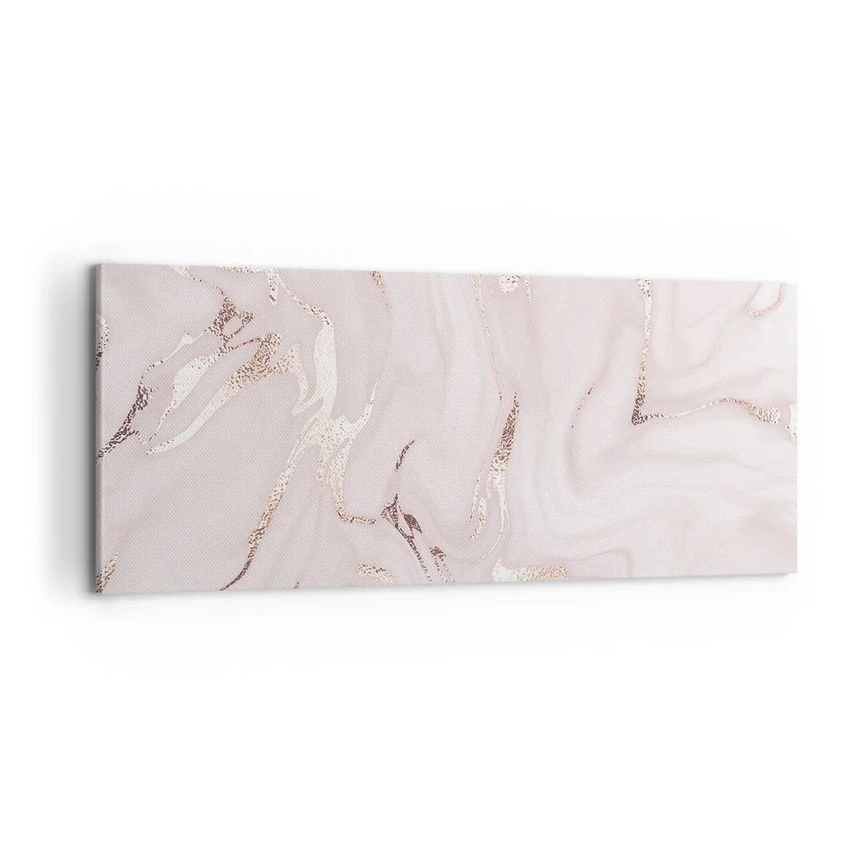 Impression sur toile - Image sur toile - Dans un châle rose - 100x40 cm