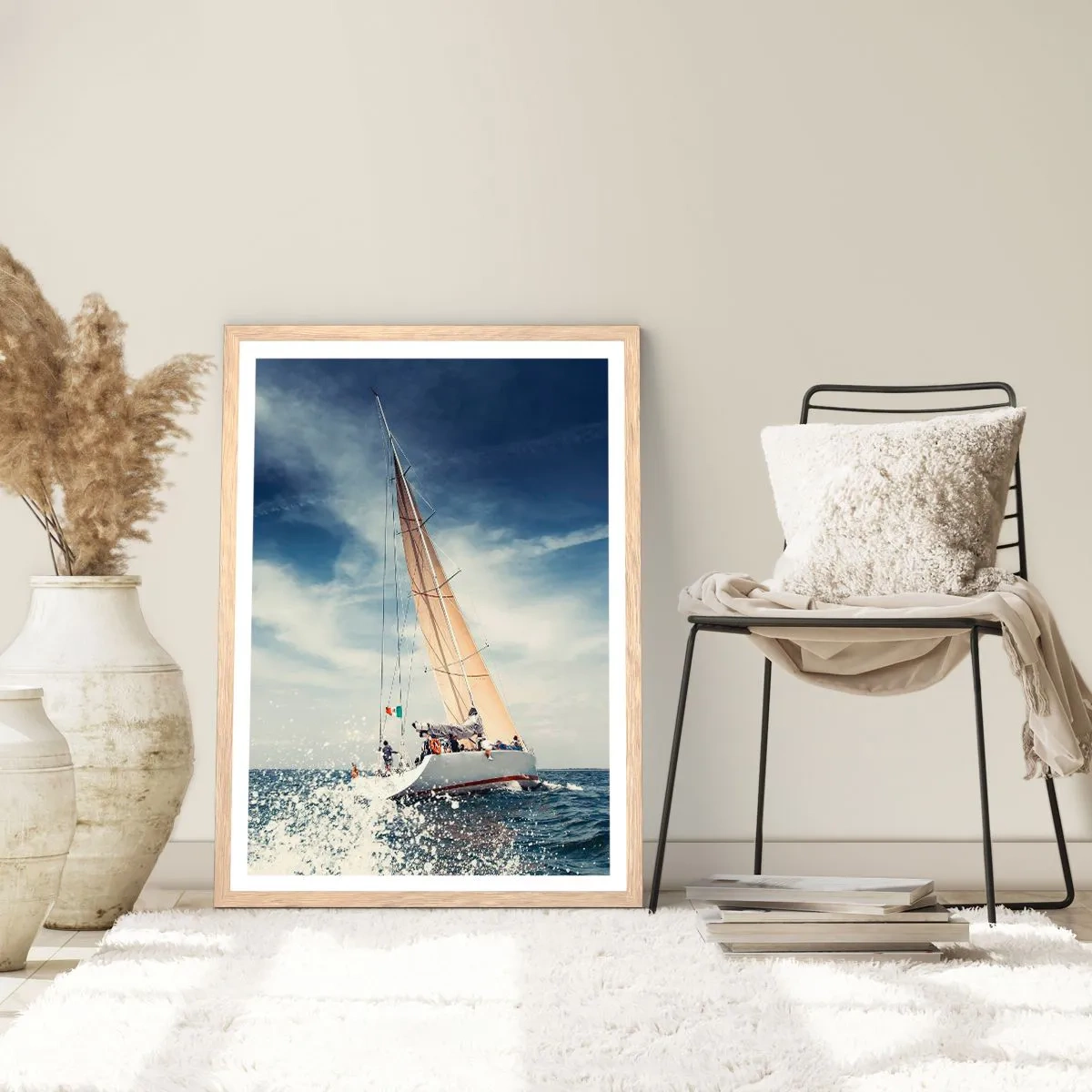 Affiche dans un chêne clair - Poster - Ils ne nous rattraperont pas ! - 61x91 cm