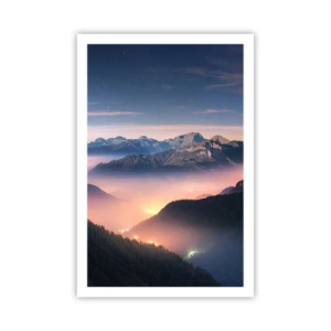 Affiche - Poster - Lumière dans les vallées - 61x91 cm