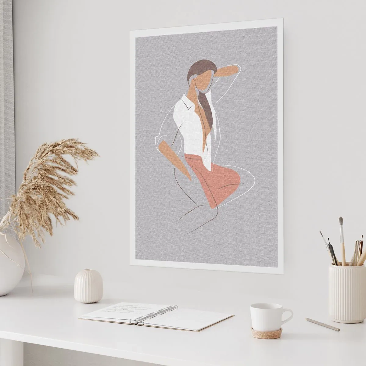 Affiche - Poster - Contour gracieux - 30x40 cm