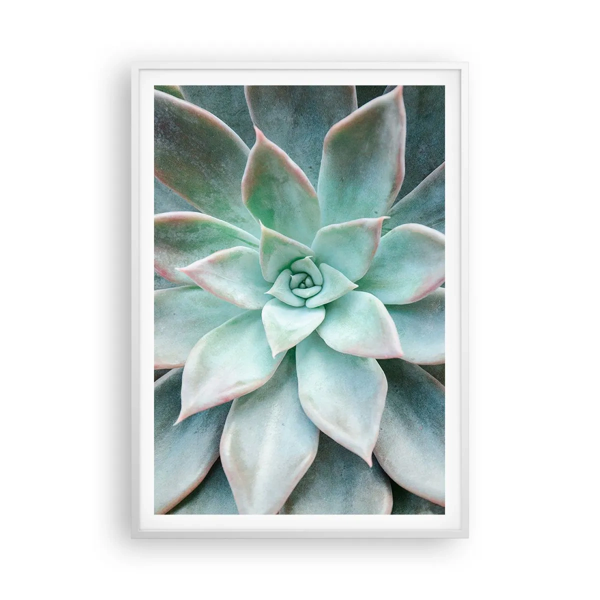 Affiche dans un cadre blanc - Poster - Le coeur du désert - 70x100 cm