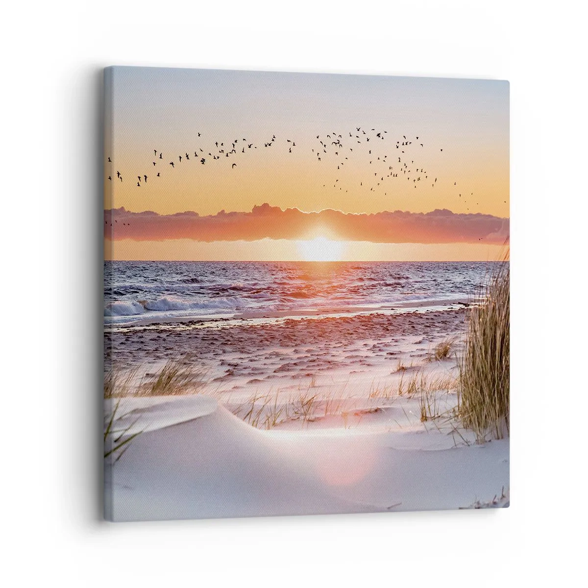 Impression sur toile - Image sur toile - Paysage horizontal - 30x30 cm