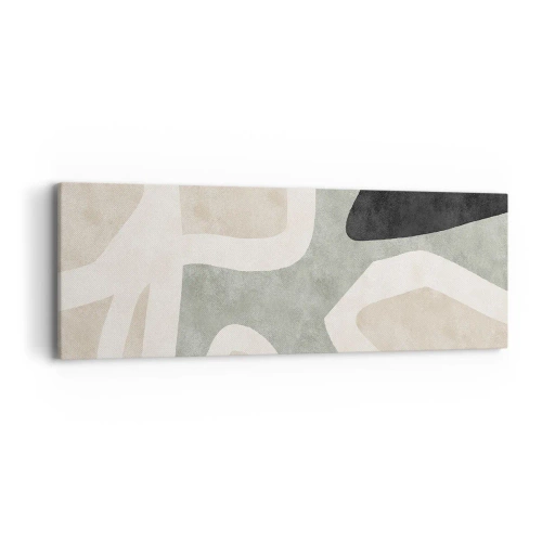 Impression sur toile - Image sur toile - Composition pour motif noir - 90x30 cm