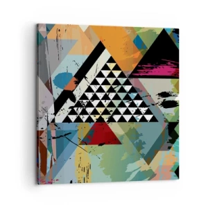 Impression sur toile - Image sur toile - Comme c'est facile - 60x60 cm