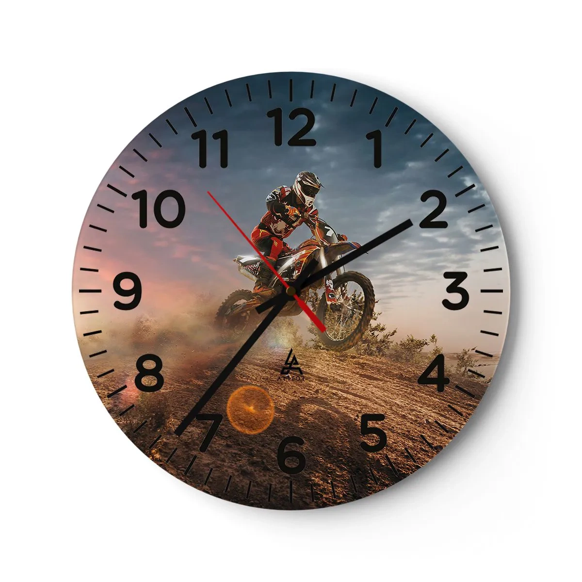 Horloge murale - Pendule murale - Pour la victoire - 40x40 cm