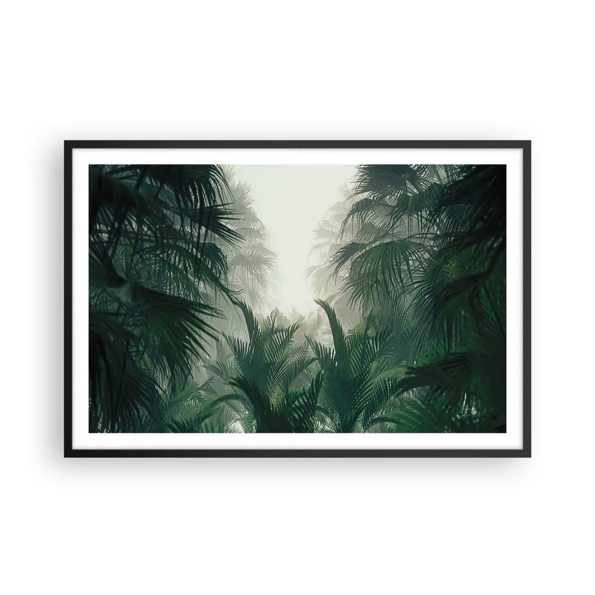 Affiche dans un cadre noir - Poster - Secret tropical - 91x61 cm