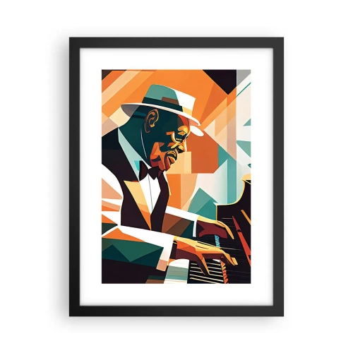 Affiche dans un cadre noir - Poster - C’est tout le jazz - 30x40 cm