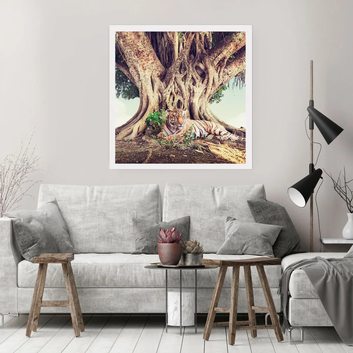 Affiche - Poster - Vue du Livre de la Genèse - 40x40 cm