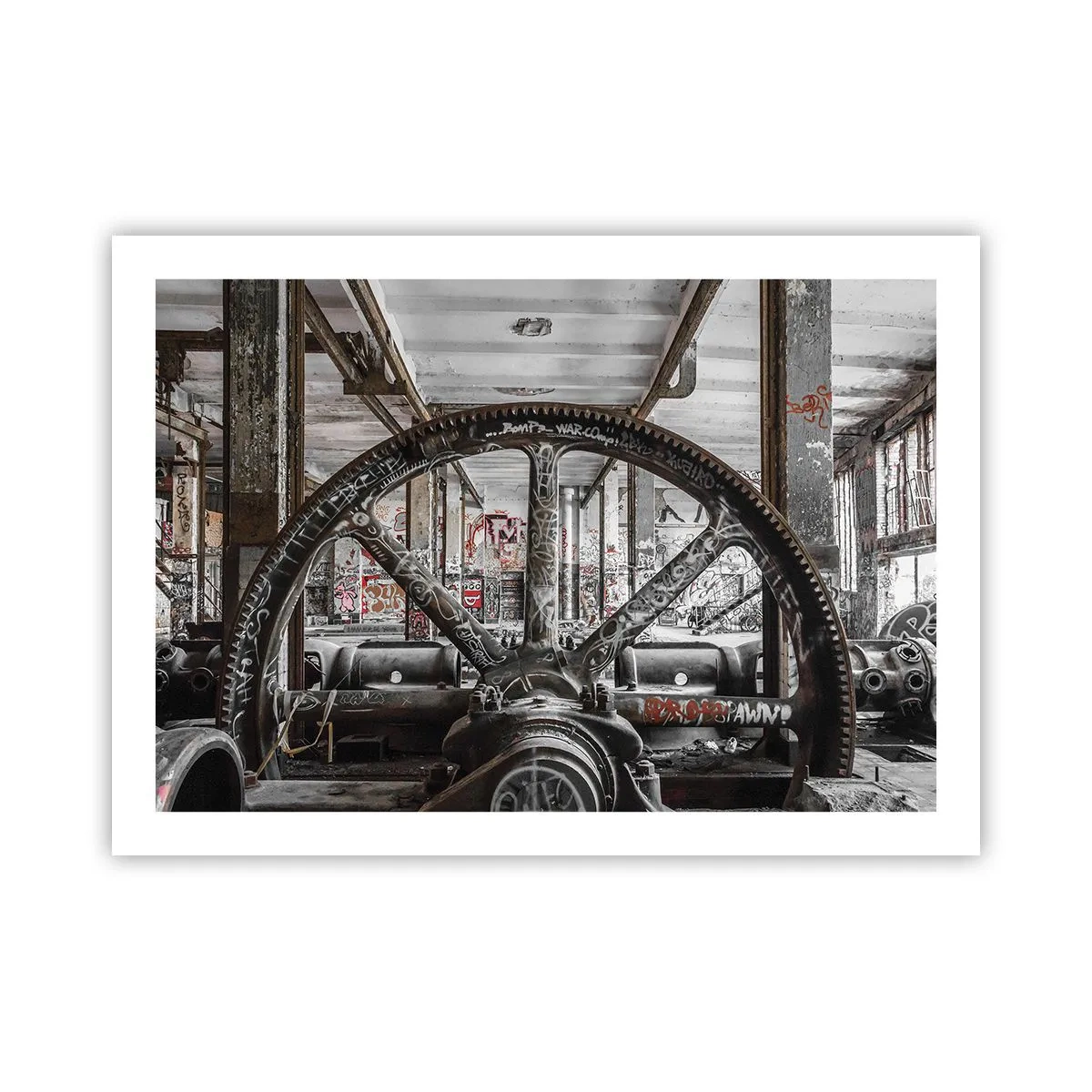 Affiche - Poster - Vie secrète d'une usine - 70x50 cm