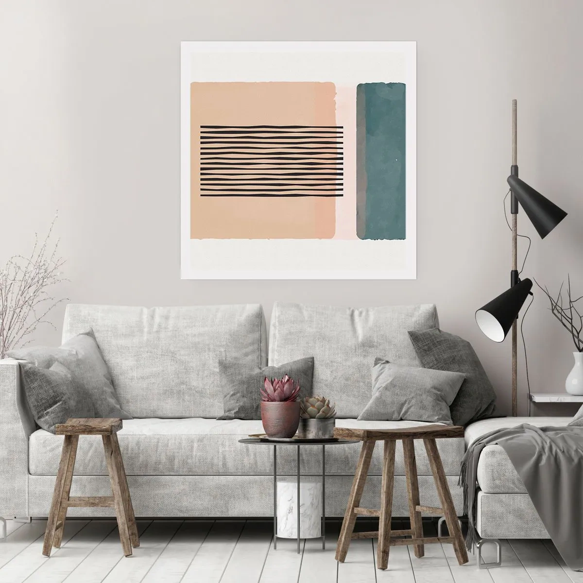 Affiche - Poster - Tout est en ordre - 40x40 cm