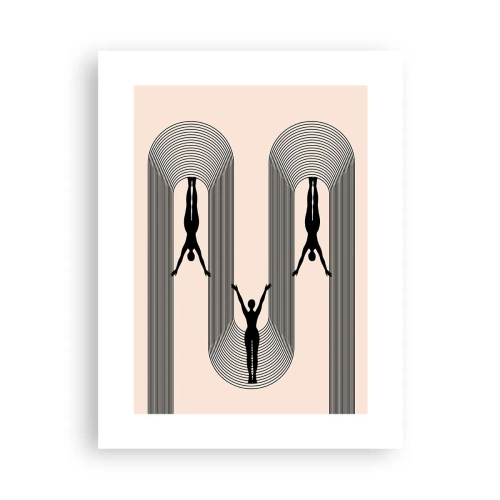 Affiche - Poster - Les jambes en l’air - 30x40 cm