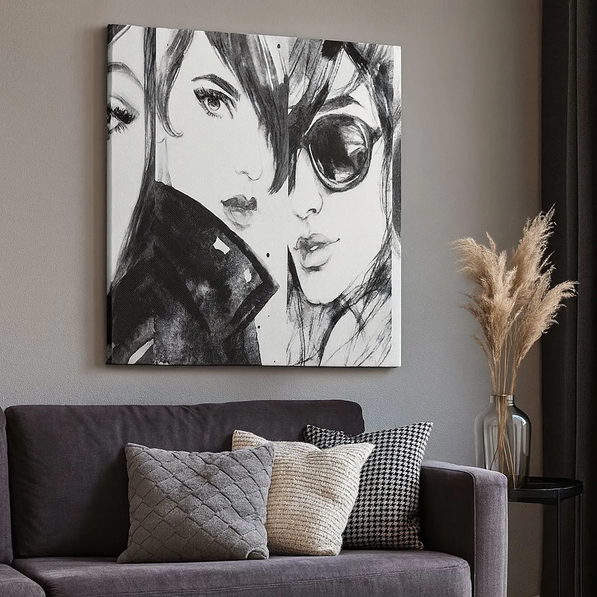 Impression sur toile - Image sur toile - La beauté multipliée - 30x30 cm