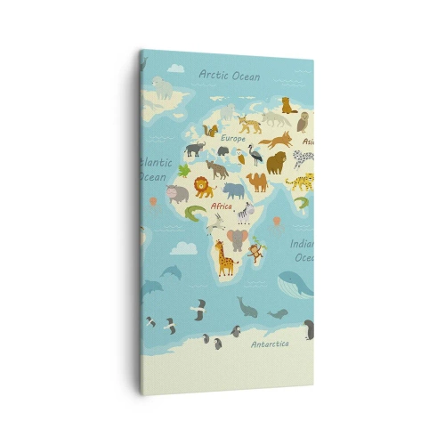 Impression sur toile - Image sur toile - De bons voisins - 45x80 cm