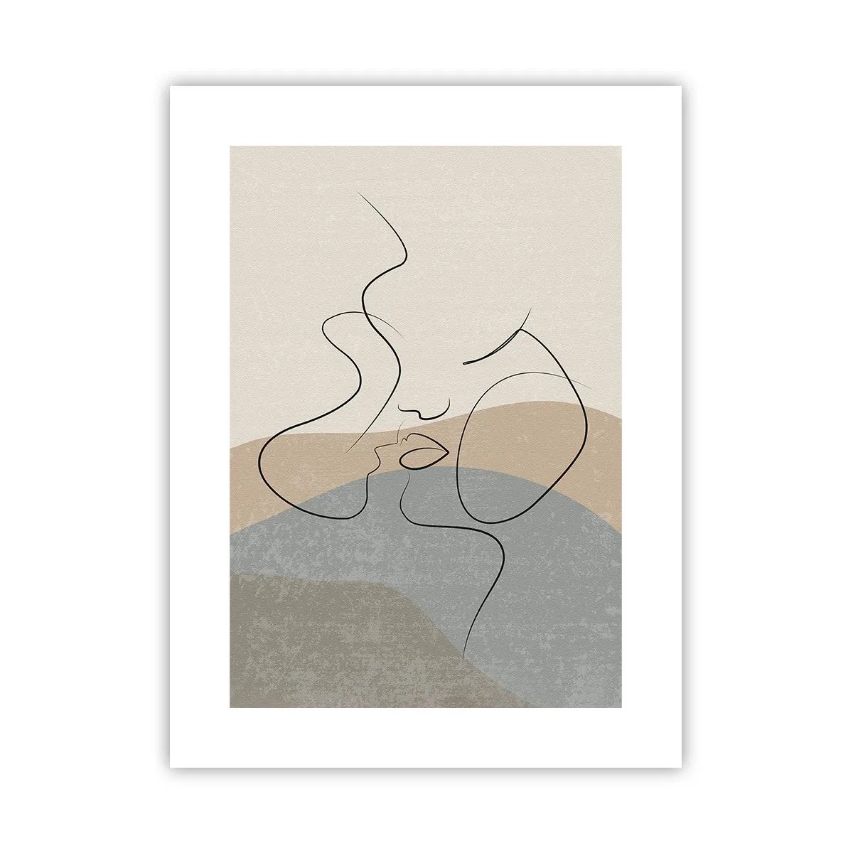 Affiche - Poster - Comme un coup de pinceau - 30x40 cm
