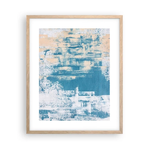 Affiche dans un chêne clair - Poster - À travers un iceberg - 40x50 cm