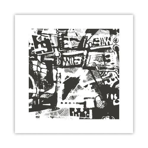 Affiche - Poster - Ordre ou chaos? - 30x30 cm